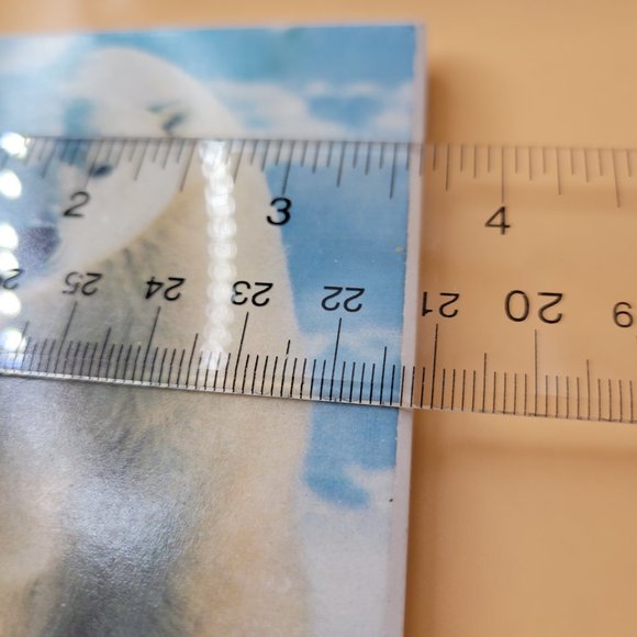 Polar bear coasters in a holder set of four - Picture 6 of 6